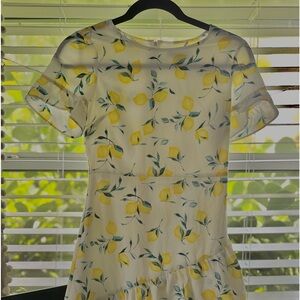 Banana Republic Mini Lemon Dress
